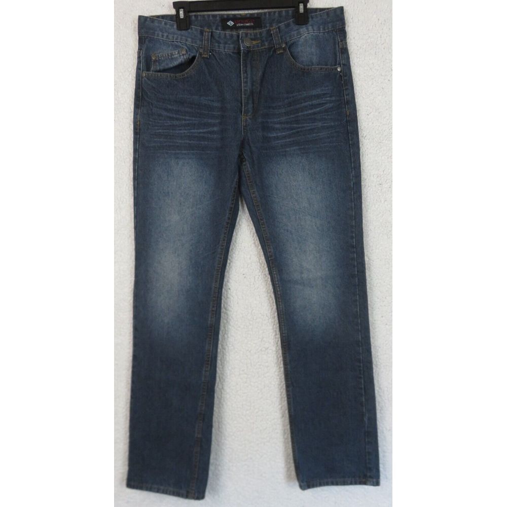 Mens ENYCE Sean Combs Jeans Blue Size 34x34 Denim‎ Y2K Pants Cotton Vintage